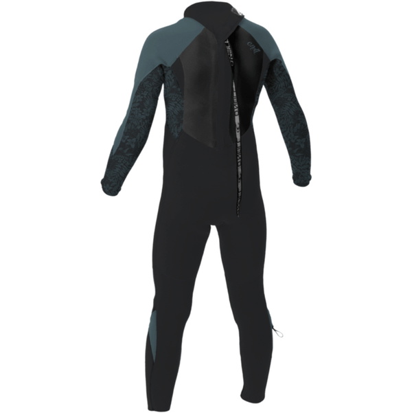 2026 O'Neill Junior Epic 4/3mm Back Zip Våddragt 4216BG - Tempered Steel / Shaded Island Sky / Shade